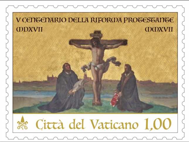 Vatican Stamp of Martin Luther